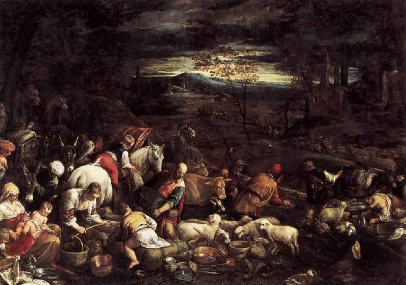 Jacopo Bassano Return of Jacob with His Family Germany oil painting art